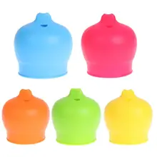 Креативные силиконовые детские непромокаемые крышки силиконовые растягивающиеся герметичные чашки