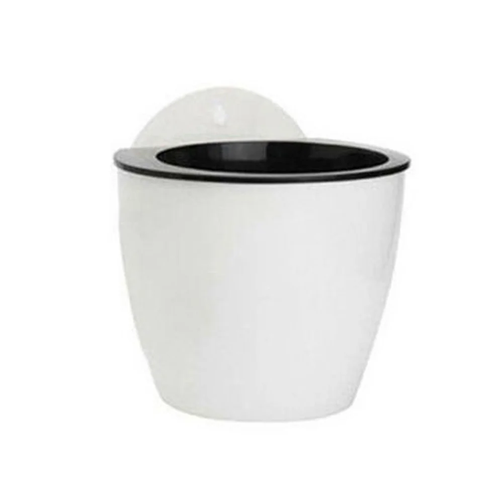 Resin Self-watering Plant Flower Pot Wall Hanging Planter House Garden Decor New
