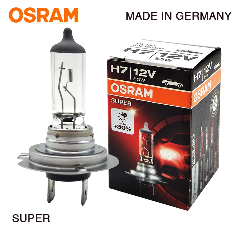 OSRAM H7 Автомобильная фара лампа дальнего света ближнего галогенная 64210SUP 12В 55 Вт