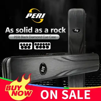 

Original PERI Pool Case 7 Holes 10 Holes Portable Billiard Cue Case PC Material Hard and Anti-fall Bag Billiard Accessories