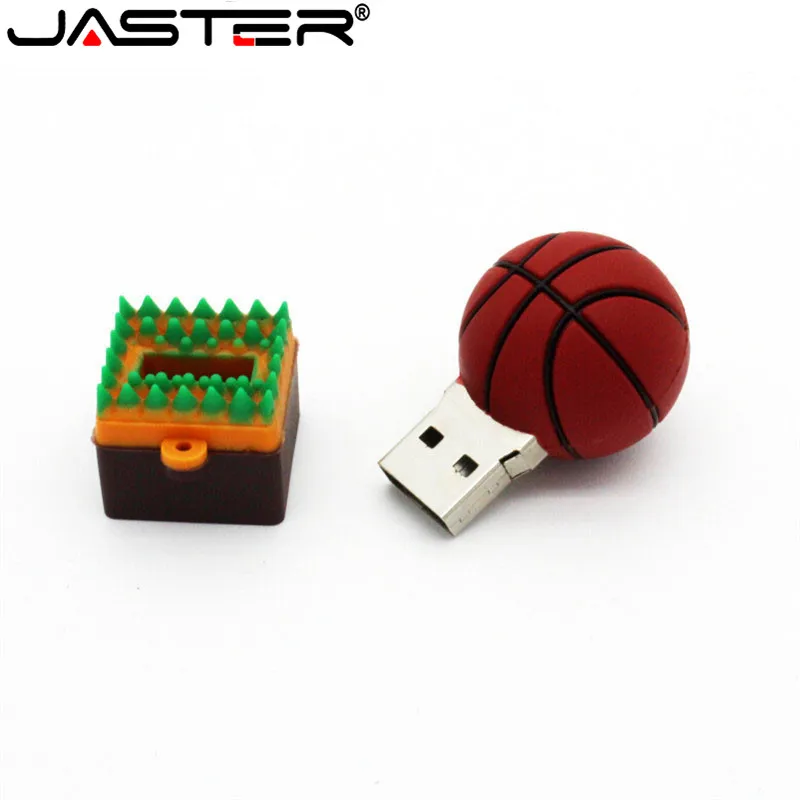 JASTER USB 2,0 флеш-карта памяти Футбол Баскетбол мини-шар usb флеш-накопитель 4 ГБ 16 ГБ 32 ГБ 64 Гб подарок для мальчика U диск