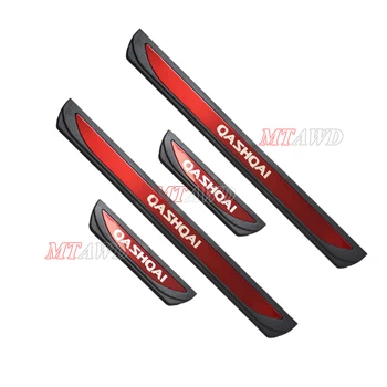 

For Nissan Qashqai J11 2015-2019 2020 Car Styling Accessories Stainless Door Sill Kick Scuff Plate Protector Trim Guard Cover