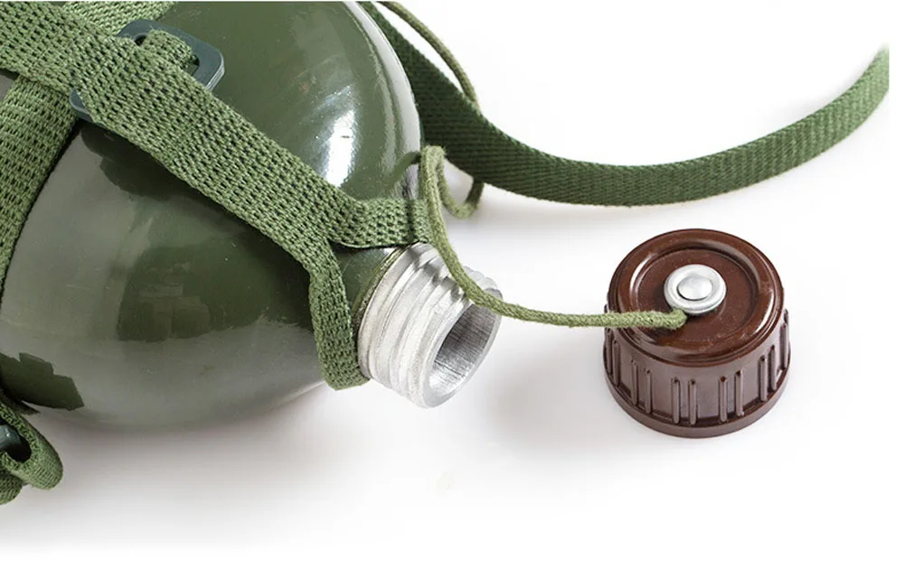 Gourde 500 Alu 1L Avec Bouchon Ouverture Rapide Pour La Randonnée - Vert Pour Les Clubs Et Collectivités | Decathlon Pro