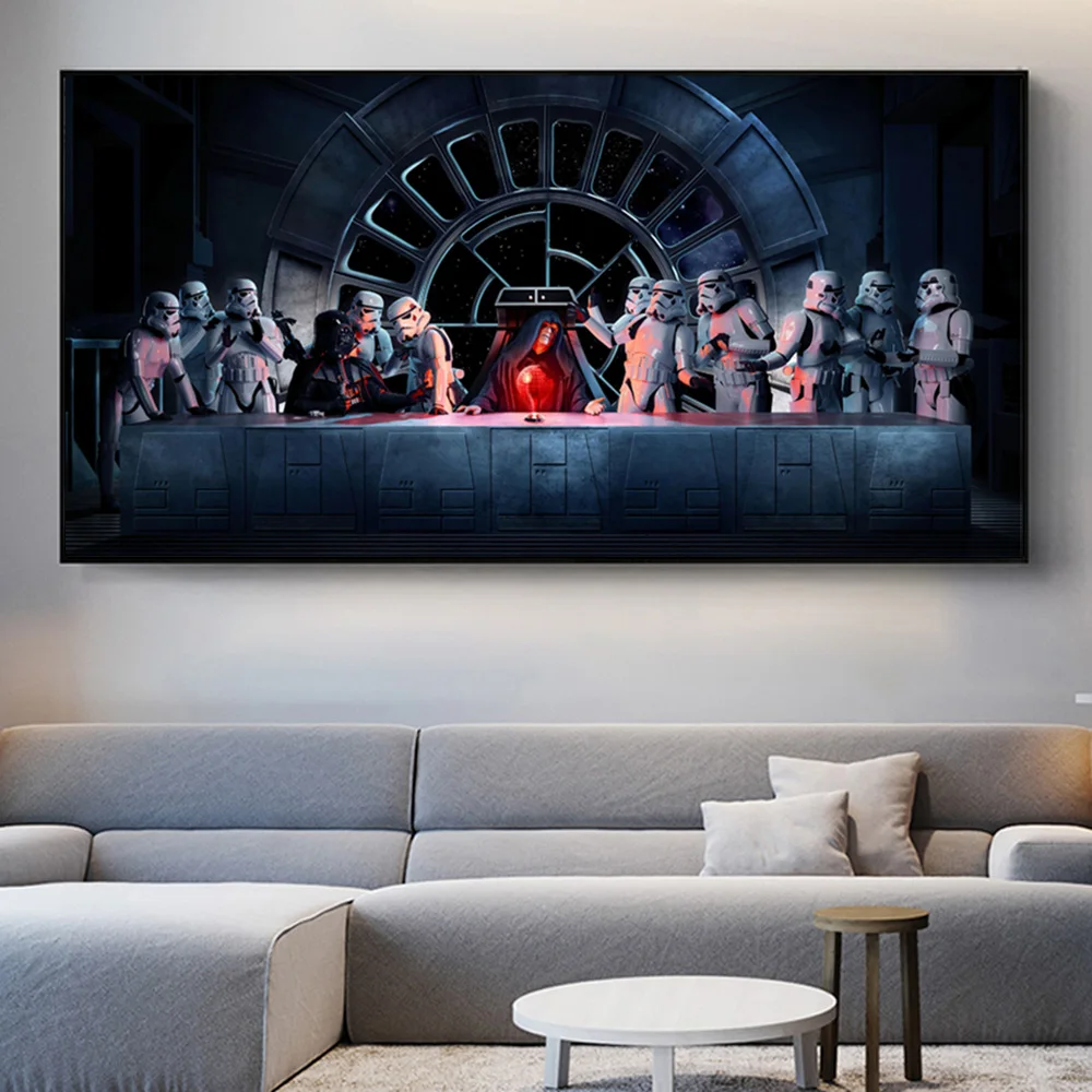 Emperor Palpatine Last Supper Star Wars Art Painting Posters And Prints