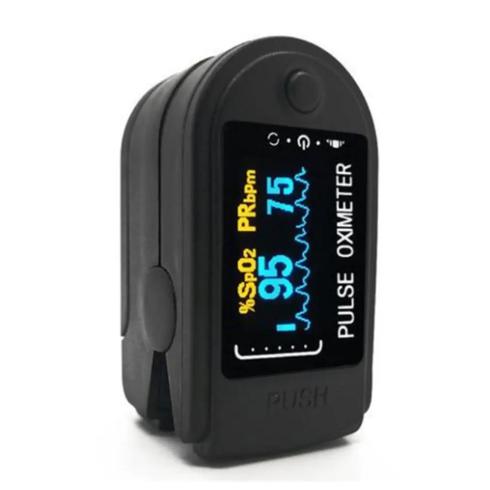 Fingertip Pulse Oximeter Saturation Rate Monitoring Finger Clip Color Screen Blood Oxygen Monitor | Инструменты
