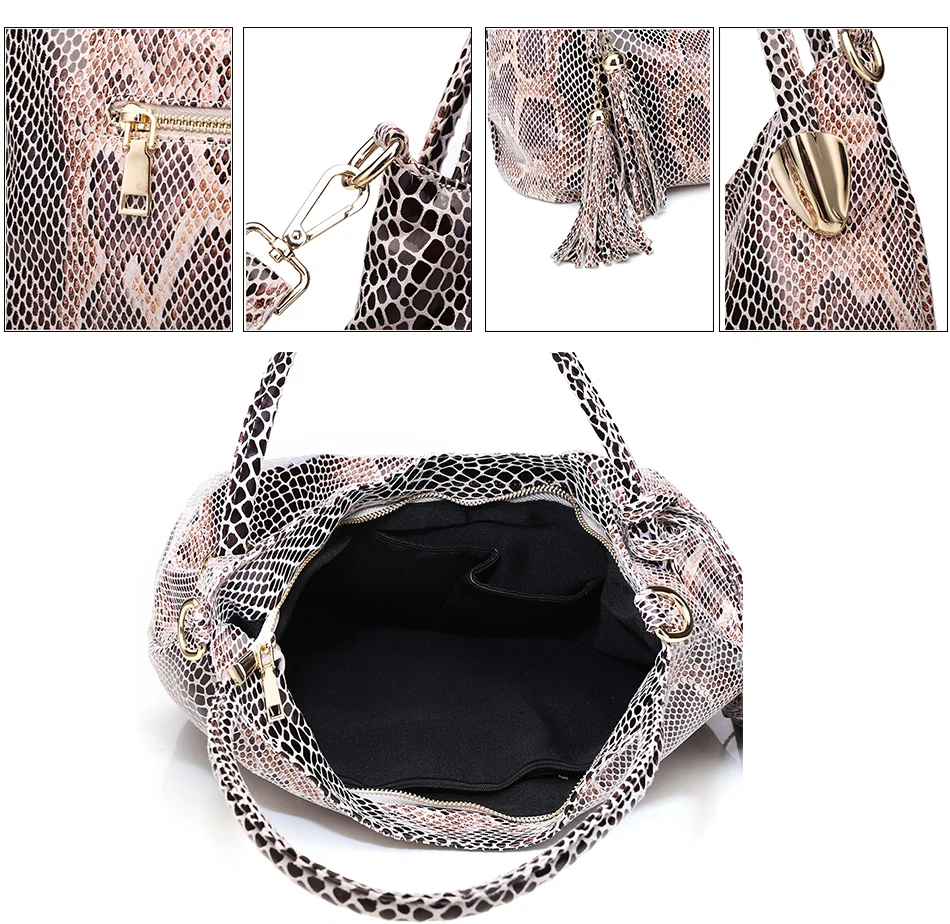 Tonny Kizz bolsos grandes для женщин bolso de hombro femenino кошелек mano de cuero serpentina de alta calidad