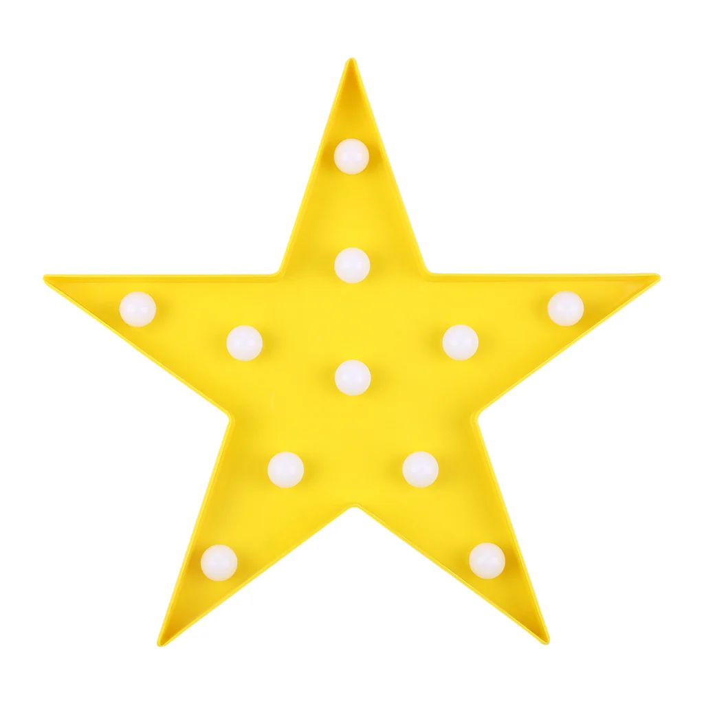 Большой светодиодный Настольный светильник в форме звезды, Ночной светильник, украшение для детской комнаты, ночник, декоративный светильник