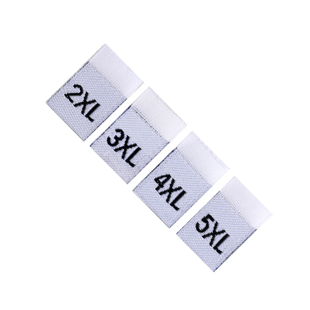 Clothes Size Labels Folded Cloth Labels General Woven Size Mark Practical Clothing Store Home Use 500PCS clothing labels garment labels