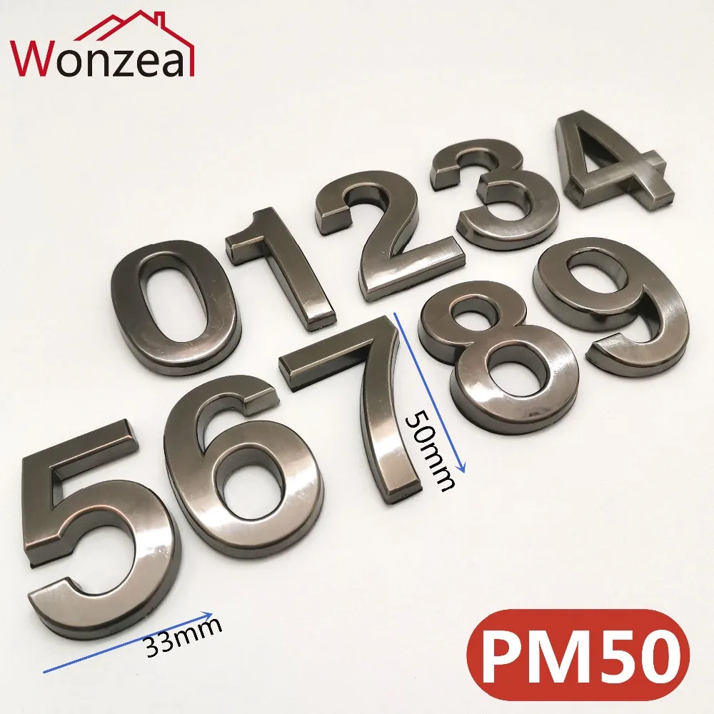PM50塑料数字= 混合图+灰色