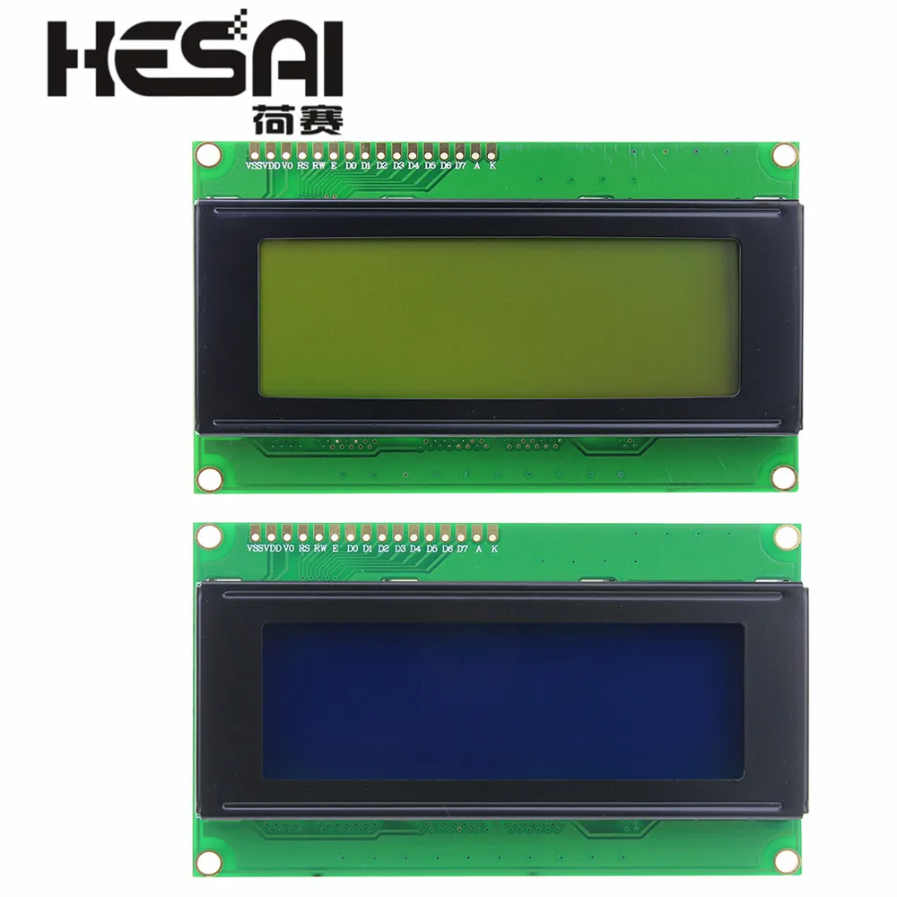 ЖК плата 2004 20*4 LCD 20X4 5 В синий/желто зеленый экран дисплей модуль для arduino Diy Kit|lcd module