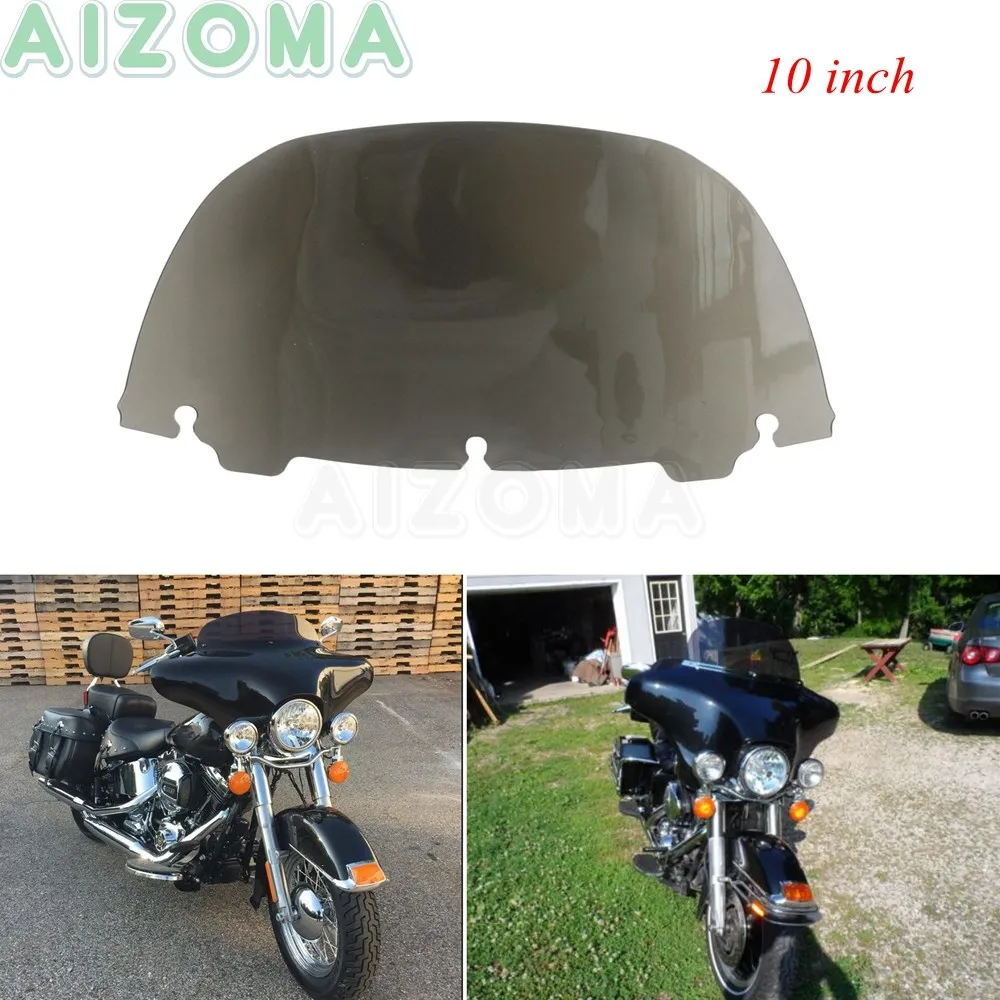 TCMI-MOTO Adjustable Batwing Fairing,Adjustable Smoke ABS Side Wings Windshields Air Deflectors Fits For Harley Electra Glide,Street Ultra Limited and Tri Glide 2014 2015 2016 2017 2018 