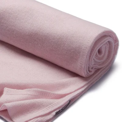 Pink Кашемировый шарф, женский зимний теплый толстый модный вязаный шарф, мужские палантины, унисекс, роскошная шаль, накидка для дам, 55*200 см, 140 г - Цвет: Pink