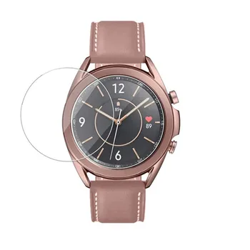 

Tempered Glass Screen Protector For Samsung Galaxy Watch 3 45MM oil-resistant coating tempered glass protective film transparent