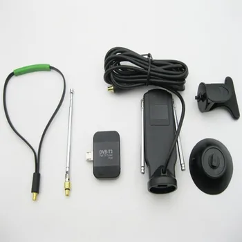 

Digital DVB-T2 TV Receiver Micro USB Tuner for Android Phone or Pad with OTG DVB T2 DVB-T PAD HD TV Stick with Dual Antenna