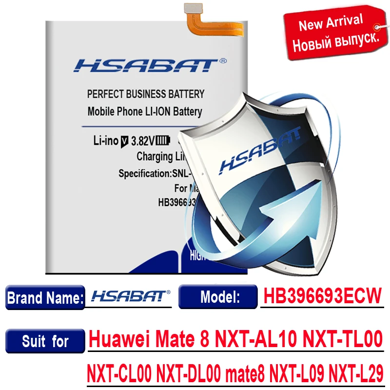 HSABAT 5300 мА/ч, HB396693ECW Батарея для huawei Коврики 8 NXT-AL10 NXT-TL00 NXT-CL00 NXT-DL00 Коврики 8 NXT-L09 NXT-L29