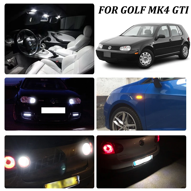 Без ошибок для VW Golf 4 MK4 GTI комплект светодиодного светильник + лампа заднего хода