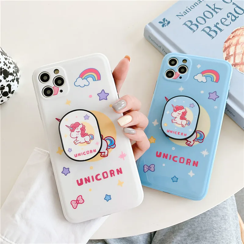 Cute Cartoon Unicorn Phone Case For iPhone