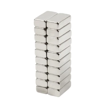 

New 20 Pcs 10 Mm x 5 Mm x 3Mm Neodymium Block Magnet Super Strong Magnets Craft N42 Rare Earth Magnet Fridge Magnets