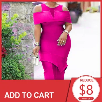 

Women Summer Bodycon Dress Sexy Off Shoulder Cocktail Party Dress Patchwork Back Split Blue Office Midi Elegant Cocktail Dresses