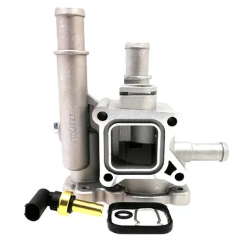 

Aluminum Engine Cooling Thermostat Housing Cover plus Sensor For Cruze Opel Astra 71744389 96984103 96817255 55563530
