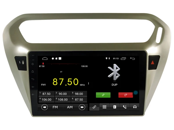 Perfect AVGOTOP Android 9 Bluetooth GPS Car Radio DVD Player For CITROEN ELYSEE/PEUGEOT 301 3