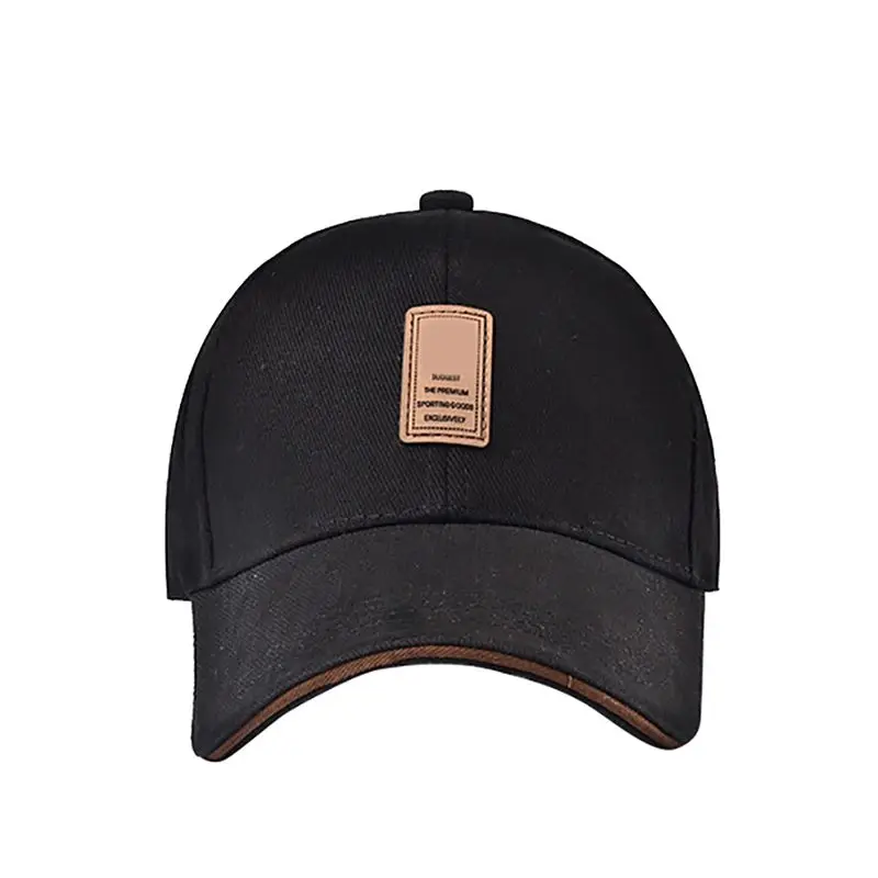 Soild Color Unisex Causal Golf Hat Baseball Cap Outdoor Sports Cotton Adjustable Headwear