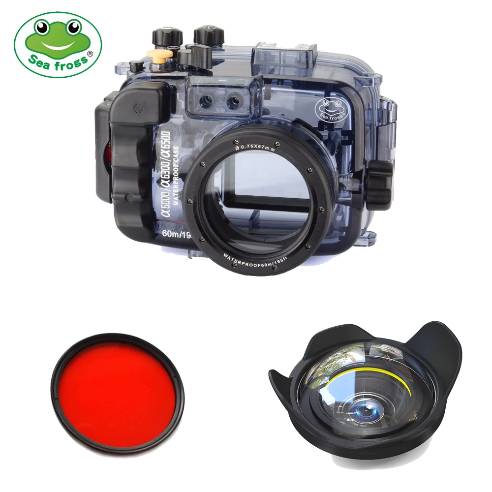 Seafrogs 60m/195ft Waterproof Underwater Camera