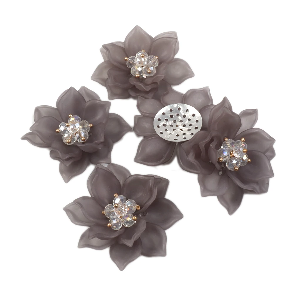 David accessories размером 45*45 м с украшением в виде кристаллов детское нарядное платье, украшенное бусинами и цветами, для художественного оформления ногтей, ручная работа ремесла домашнего декора аксессуары 10 штук, материалы для ручных поделок, 10Yc7390