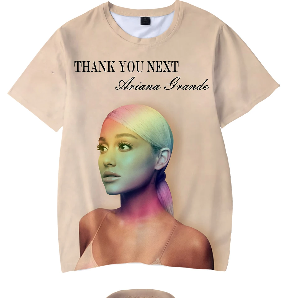 Детская одежда Ariana Grande футболка из полиэстера для мальчиков модная летняя