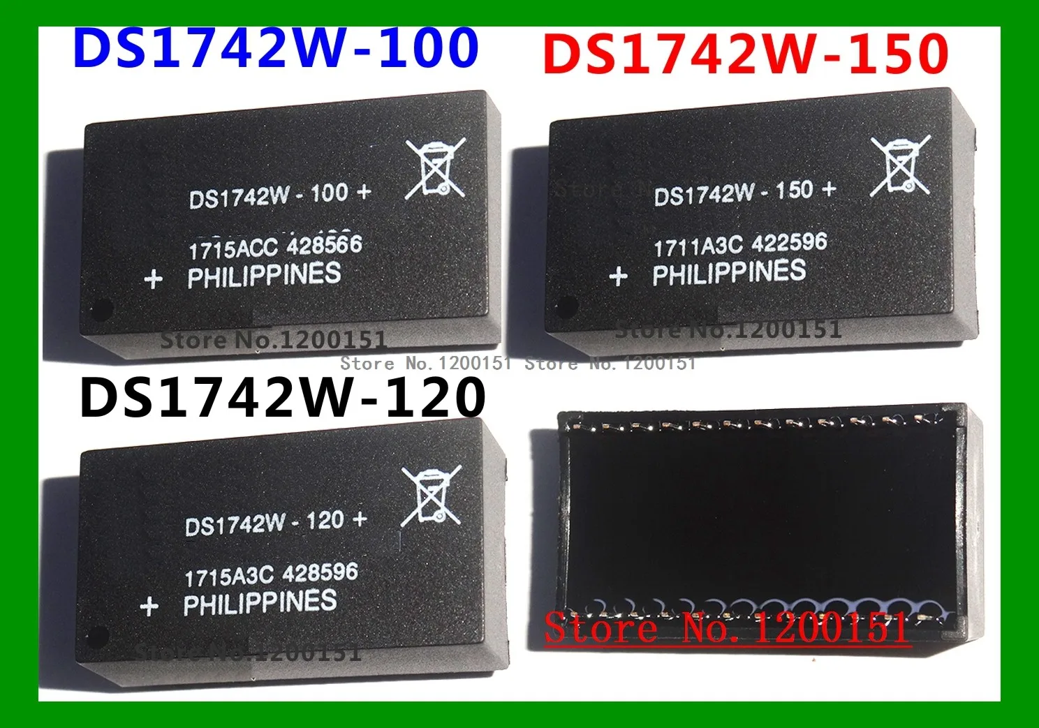 Ds1742w Ds1742w-100 Ds1742w-120 Ds1742w-150 Ds1225ab Ds1225ab-70 ...