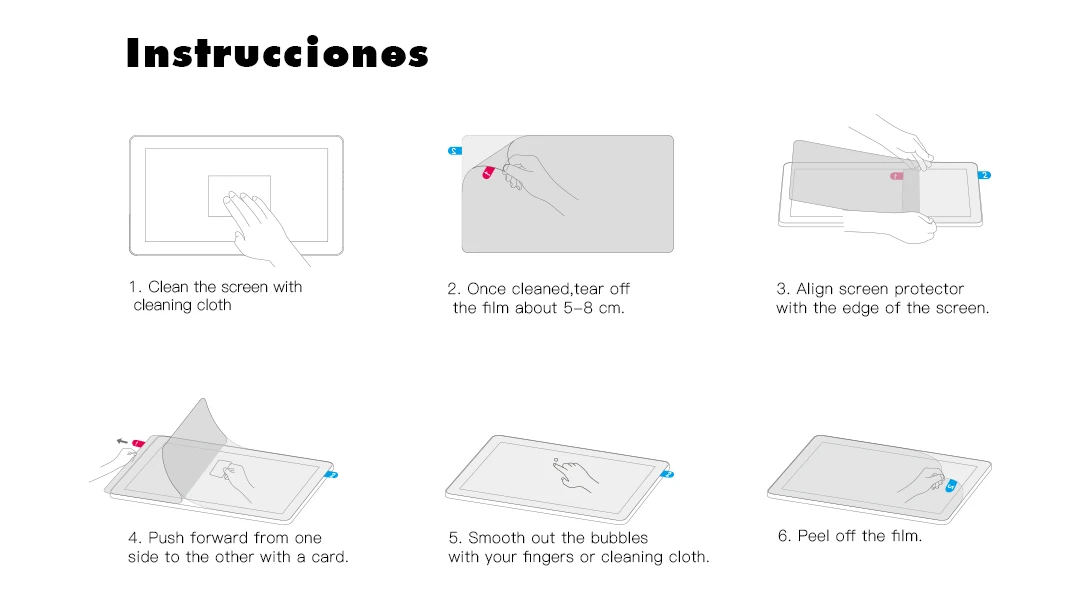 protetor de filme de tela para gráficos caneta monitor