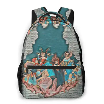 

Darkstalkers Lady Killers Backpack for Girls Boys Travel Rucksack Darkstalkers Printing