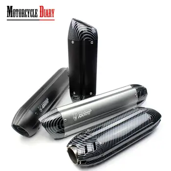 

51mm Universal Akrap Motorcycle Exhaust Pipe Modified DB Killer Muffler Escape Moto For Mivvv Laser tmax 155 R6 r3 MT09 MT07 cbr