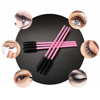 

10Pcs/50Pcs Disposable Eyelash Brush Spiral Eyelash Brow Brush Makeup Tools Portable Eyelash Brush Make Up Tools Dropshipping