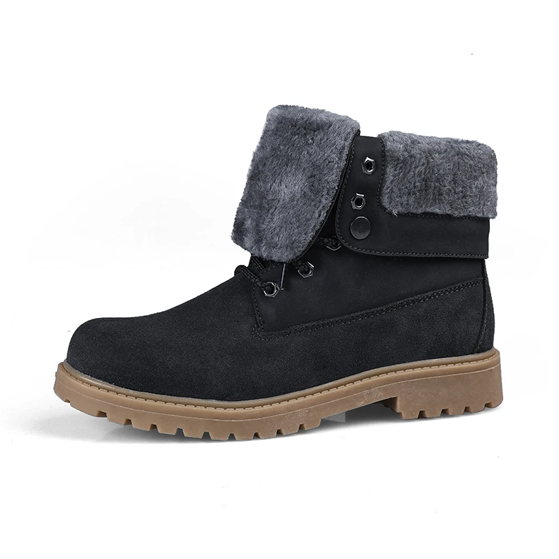 

Fujin Winter Boots Women Fashion Plush Warm Long Fur Booties Platform Waterproof Shoes for Girls Female High Quality Snow Boots