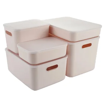 

5 Pcs Cosmetic Storage Box Clothing Storage Box Home Desktop Storage Box Plastic Multi-Function Box Home Organizer
