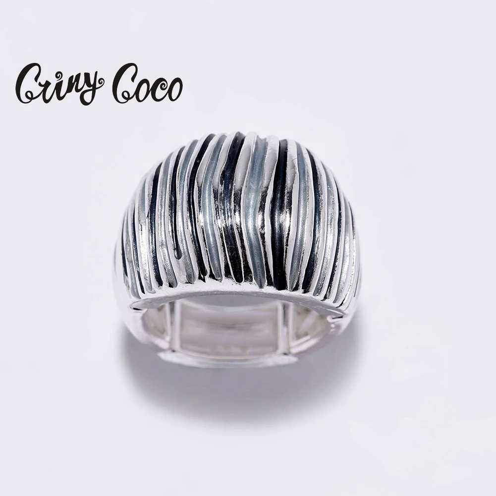 Cring Coco 2020 градиентное цветное кольцо с полосками для женщин дизайнерские