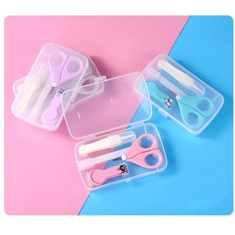 Портативный детский набор для ухода за ногтями Дети Безопасность ногтей клипер ножницы Рашпиль