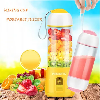

Fruit Blender Portable Juice Blender Home 380ml Fruit Blender with USB Charger Cable for Excellent Mixing L0801