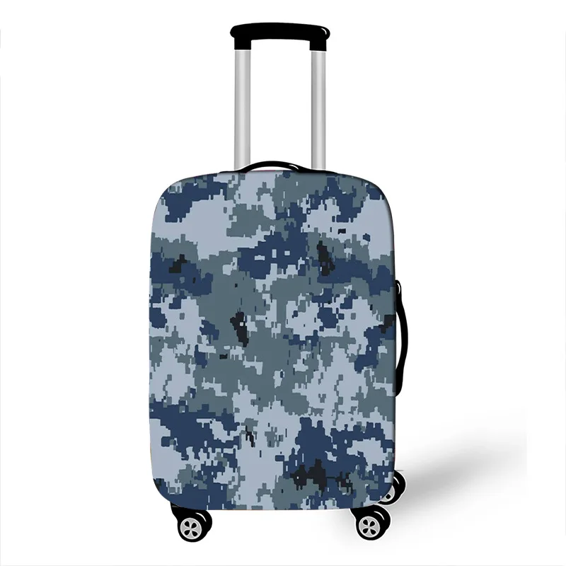 Камуфляжный защитный чехол для багажа, эластичный чехол, чехлы для путешествий, аксессуары для багажа, пылезащитный чехол, сумка для 18-32 дюймов, чехол на колесиках