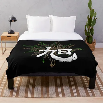 

Sunrise Kanji Japanese Psychedelia Throw Blanket Soft Sherpa Blanket Bed Sheet Single Knee Blanket Office Nap Blanket