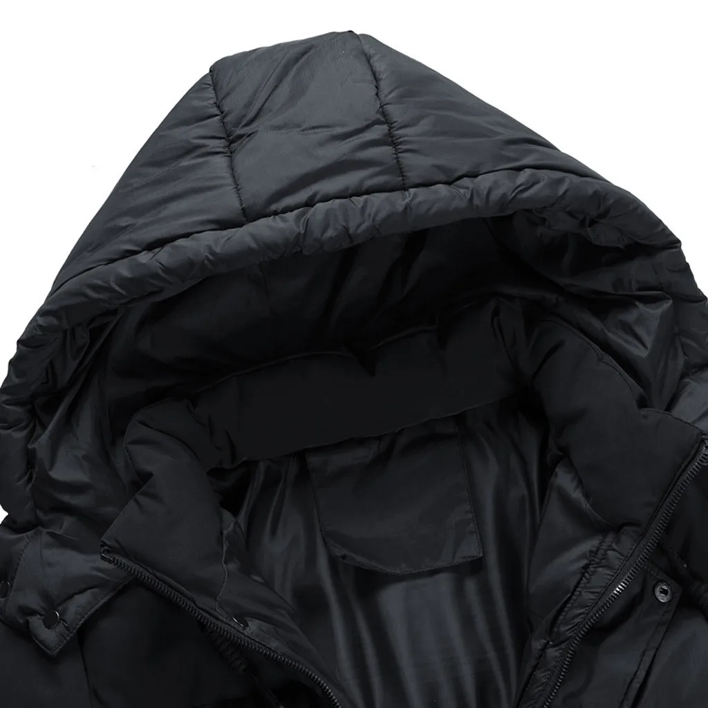 Windproof Clothes Men Winter Zipped Warm Tracksuit clothes Casual Long Sleeve Outwear Coat Dropshipping Warm Streetwear