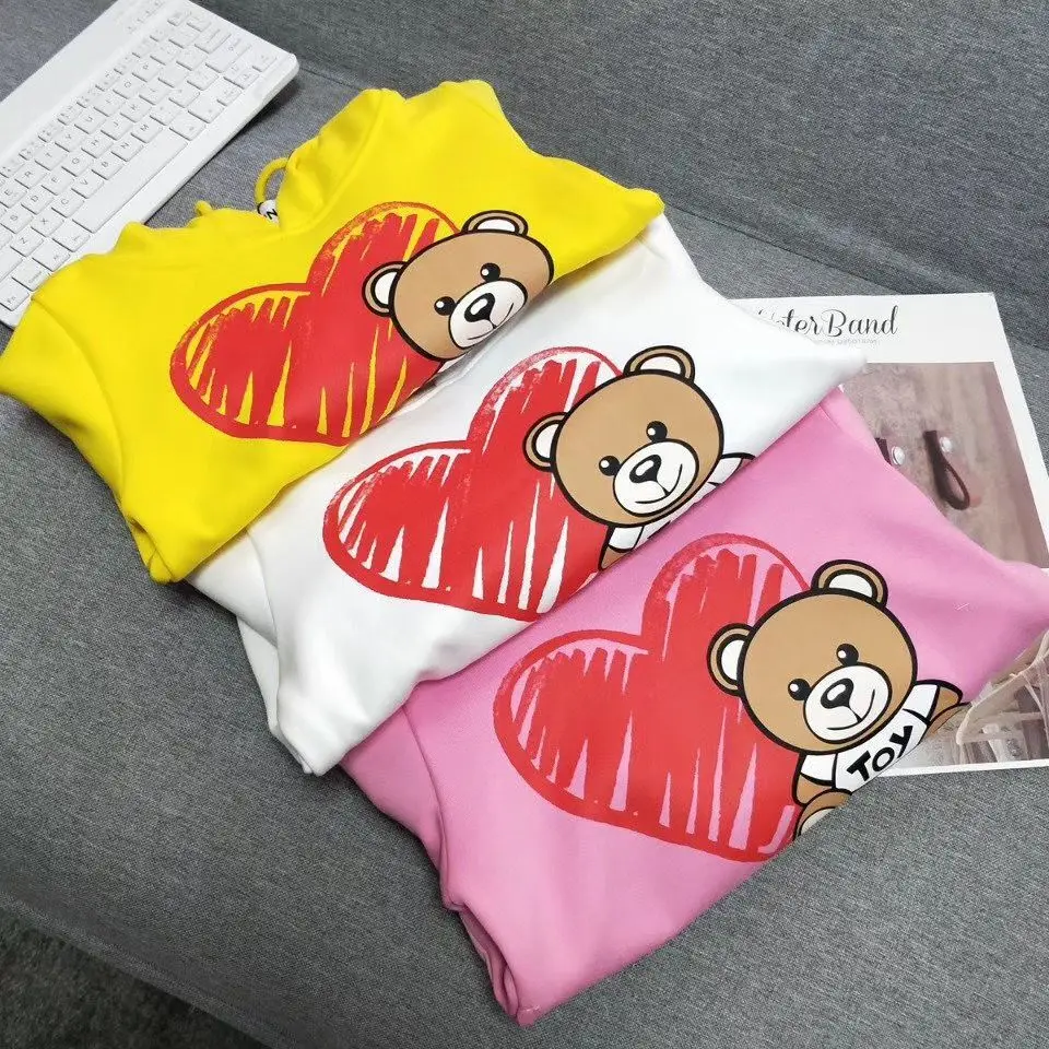 

2019 newest brand winter autumn 3 colors kids cartoon hoodies