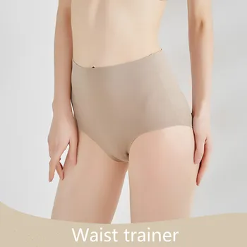 

Women's corset trousers mid waist shaping net red section abdomen hip pants body no trace corset female panties lingerie