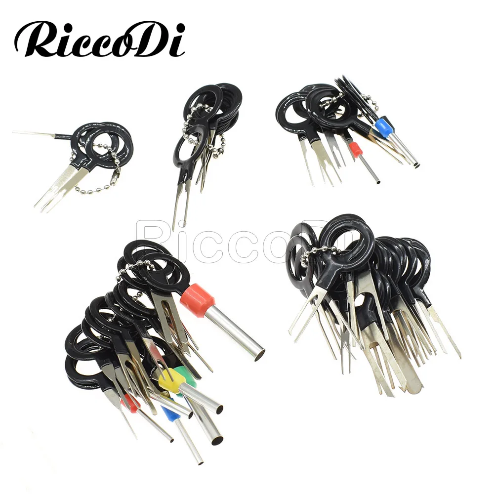 Description Picture 3 of item3/11/18/21/26/38 Pcs Car Terminal Removal Electrical Wiring Crimp Connector Pin Extractor Kit Car Electrico Repair Hand Tools
