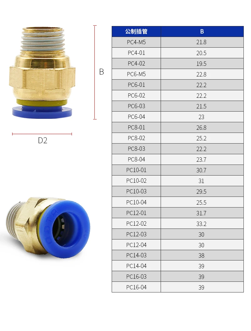 10 мм 8 мм 12 мм 6 мм 4 мм Воздушный пневматический шланг трубка 1/" BSP 1/2" 1/" 3/8" мужской резьба соединитель воздушной трубы быстрая муфта латунный фитинг