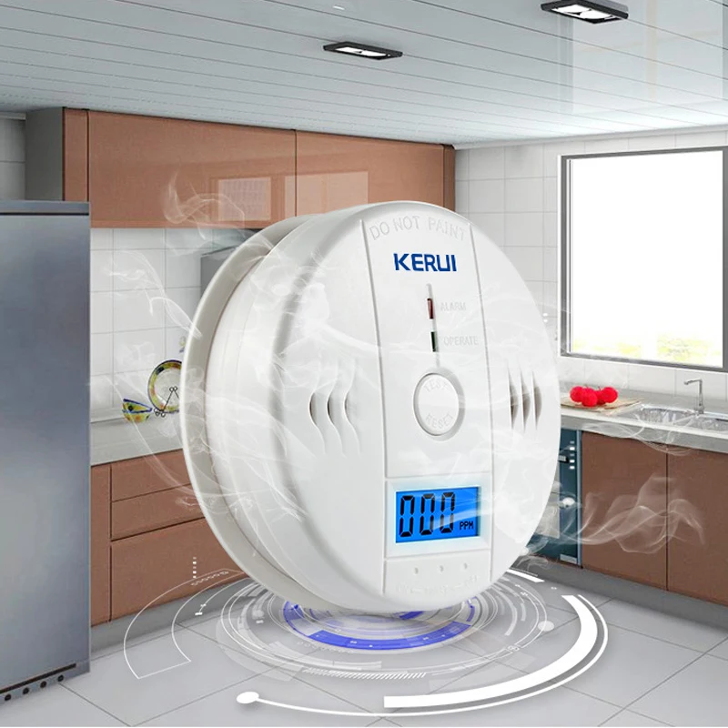 KERUI Противоугонный датчик детектор угарного газа|Детекторы газа| |
