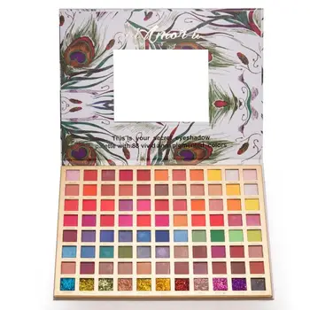 

88 Colorful Shimmer Matte Eyeshadow Palette Shine Diamond High Pigmented Makeup Smooth Nude Pressed Eye Shadow Powder Pallete