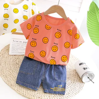 

Baby Boys Sets Print T Shirt and Shorts 2020 Summer