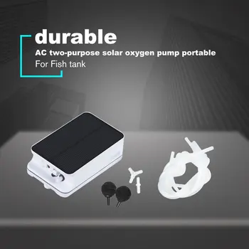 

Solar Powered Oxygen Air Pump Waterproof For Fish Tank Aquarium Aeration Oxygenator with battery Oxygen Bubble Generator